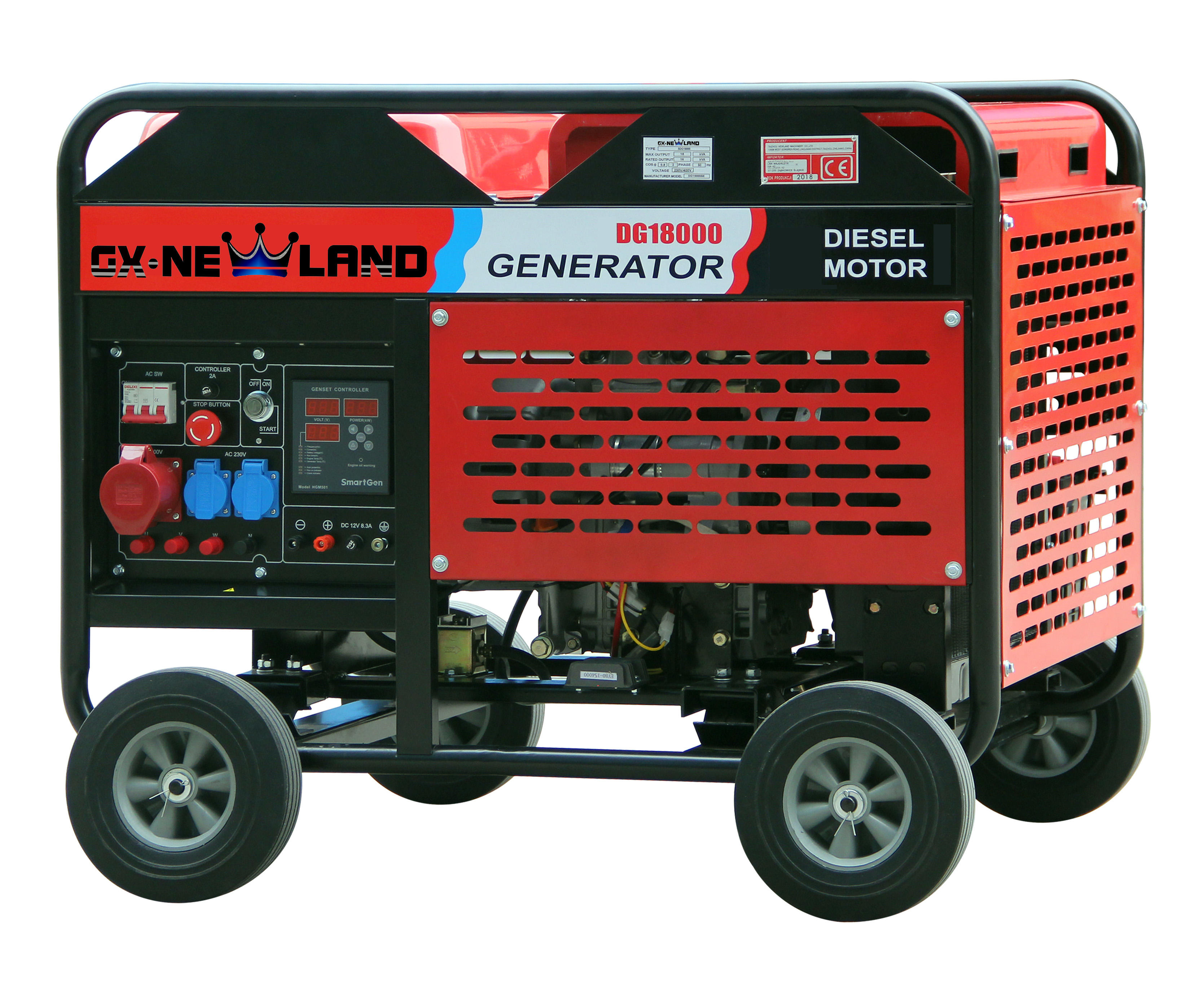 Newland Open Type Four wheel Air-Cooled Diesel Generator