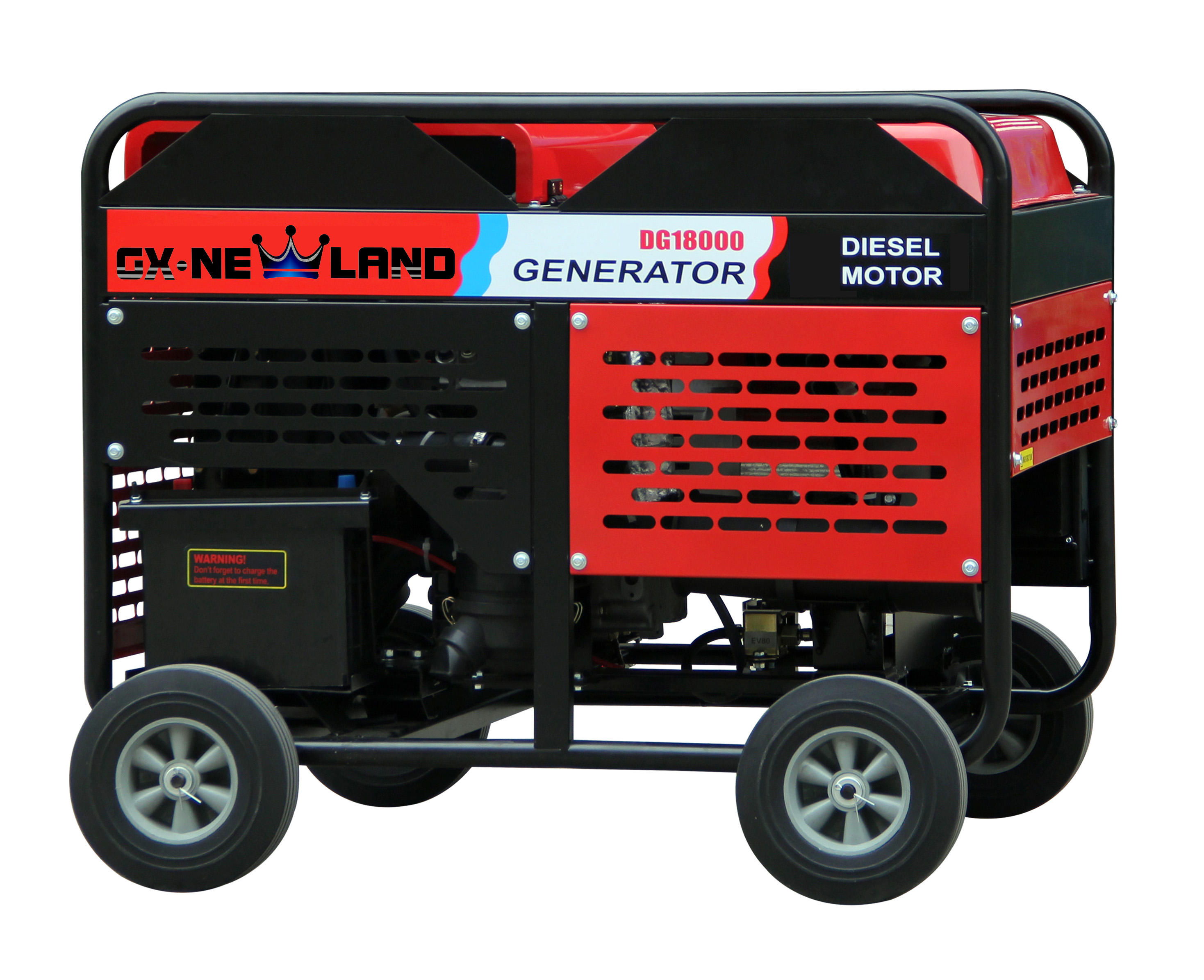Newland Open Type Four wheel Air-Cooled Diesel Generator